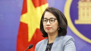 Pham Thu Hang, porte-parole du ministère des Affaires étrangères. Photo : VOV.
