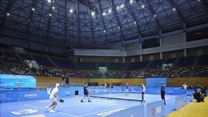 La PPA Tour Asia – MB Vietnam Cup 2025, tournoi international de pickleball, se déroule à Da Nang. Photo : VNA