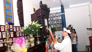 Cérémonie marquant le centenaire de la secte caodaïste à Ho Chi Minh-Ville. Photo : VNA.