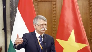 Le président de l'Assemblée nationale hongroise, Kover Laszlo. Photo : VOV.
