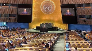 Le siège des Nations Unies (ONU) à New York a accueilli une réunion de haut niveau de l’Assemblée générale des Nations Unies. Photo : VNA.