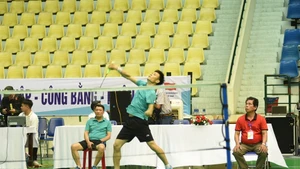 Le championnat national 2025 de badminton, tennis de table, d’haltérophilie et de pickleball réunit près de 240 athlètes. Photo : NDEL