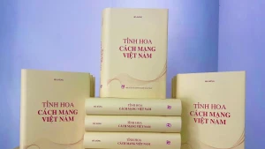 Le livre « L'essence de la révolution vietnamienne » du journaliste chevronné Ha Dang. Photo : VOV.