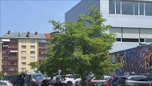 La scène de la fusillade dans une école de Graz, en Autriche, le 10 juin 2025. Photo : XInhua/VNA.