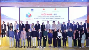 La 2e édition de la Journée Vietnam-UE, placée sous le thème « Pont culturel vers un avenir durable ». Photo : baoquocte.vn