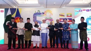Les ambassadeurs de l'ASEAN et des responsables pakistanais. Photo : ambassade du Vietnam au Pakistan.