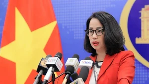 La porte-parole du ministère vietnamien des Affaires étrangères, Pham Thu Hang. Photo : VNA.
