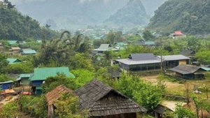 Un coin du site touristique communautaire de Muong Long, commune de Muong Long, province de Nghe An. Photo : NDEL.