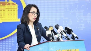 La porte-parole du ministère des Affaires étrangères, Pham Thu Hang. Photo : VNA.