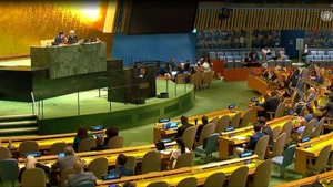 Séance plénière de l'Assemblée générale des Nations Unies. Photo : VNA.
