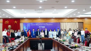 Lors de l'atelier sur le thème « Application et optimisation de l’efficacité du Portail des initiatives scientifiques, technologiques et d’innovation ». Photo : NDEL.