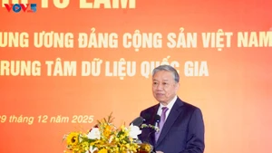 Le secrétaire général du Parti communiste vietnamien, To Lam. Photo : VOV.