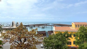 Un coin de Sunset Town, à Phu Quôc. Photo : VNA