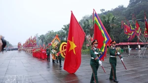 Le culte des rois Hung est une caractéristique culturelle unique et incarne la tradition vietnamienne de « boire de l’eau, se souvenir de la source », exprimant la gratitude des générations actuelles envers les ancêtres fondateurs de la nation. Photo : VNA.