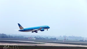 Un avion de VietnamAirlines. Photo : VNA.