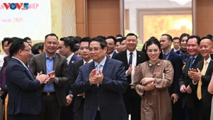 Le Premier ministre Pham Minh Chinh lors de la conférence. Photo : VOV.