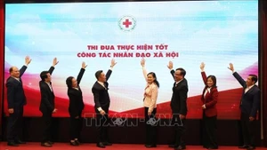 Cérémonie de lancement du mouvement d'émulation 2026 de la Croix-Rouge du Vietnam. Photo : VNA.