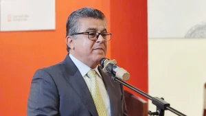 L'ambassadeur de Palestine au Vietnam, Saadi Salama. Photo : VOV