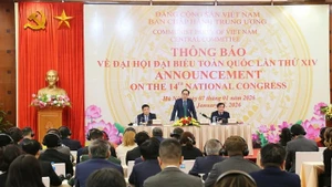 Vue d’ensemble de la conférence. Photo: baoquocte.vn