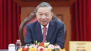 Le secrétaire général du Parti communiste du Vietnam, To Lam. Photo : VNA.