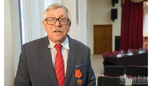 Le docteur Petr Tsvetov, chercheur principal au Centre d’études vietnamiennes et de l’ASEAN relevant de l’Institut de la Chine et de l’Asie contemporaine de l’Académie des sciences de Russie. Photo : NDEL.