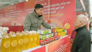 Un stand de l'exposition. Photo : NDEL.
