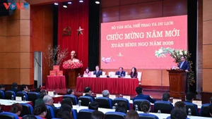 Vue d'ensemble de la rencontre. Photo : VOV.