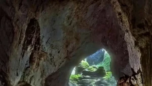 Son Doong, la plus grande grotte du monde, faisant partie du patrimoine transfrontalier Phong Nha - Ke Bang et Hin Namno. Photo : sggp.org.vn