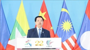 Le vice-Premier ministre Mai Van Chinh s’exprime en ouverture de la 22e Exposition Chine-ASEAN (CAEXPO) et du Sommet Chine-ASEAN sur le commerce et l’investissement (CABIS). Photo : VNA.