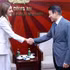 Le ministre de la Sécurité publique, Luong Tam Quang, et la dirigeante d'Ericsson Vietnam, Rita Mokbel. Photo : bocongan.gov