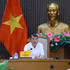 Le Premier ministre Le Minh Hung préside une réunion avec les responsables du ministère de l’Éducation et de la Formation et d’autres ministères et secteurs sur le développement de l’éducation et de la formation. Photo : VNA 