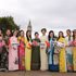 Des participants à la Semaine de la mode de l'ao Dai de Londres 2026 devant Big Ben. Photo : VNA. 