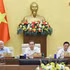Le président de l'Assemblée nationale, Tran Thanh Man (au milieu). Photo : VNA. 