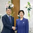 Le Premier ministre vietnamien Le Minh Hung et la présidente de la Banque asiatique d’investissement dans les infrastructures (AIIB), Zou Jiayi. Photo : VNA. 