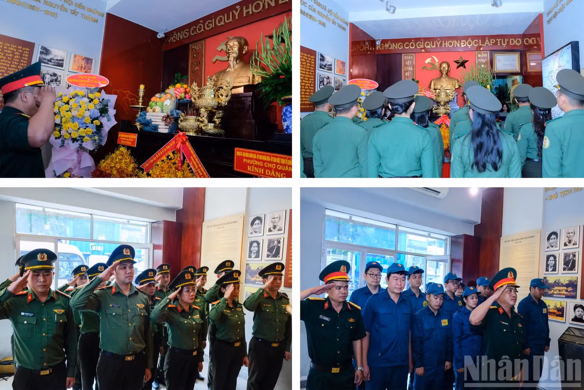 Ces jours-ci, de nombreux organismes et habitants de la ville viennent y déposer de l’encens et honorer la mémoire du Président Hô Chi Minh.