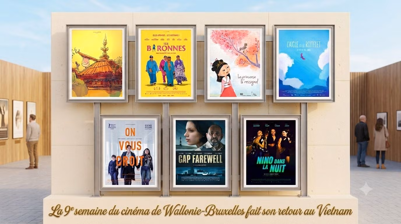 La 9ᵉ semaine du cinéma de Wallonie-Bruxelles au Vietnam invite le public à découvrir sept films belges francophones. Photo : XD.