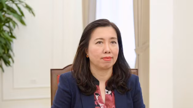 La vice-ministre vietnamienne des Affaires étrangères, Le Thi Thu Hang. Photo : ministère des Affaires étrangères. 