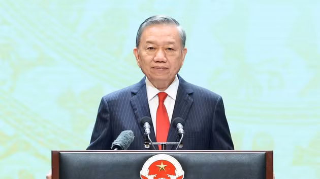 Le secrétaire général du Parti communiste du Vietnam et président de la République, To Lam. Photo : VNA. 