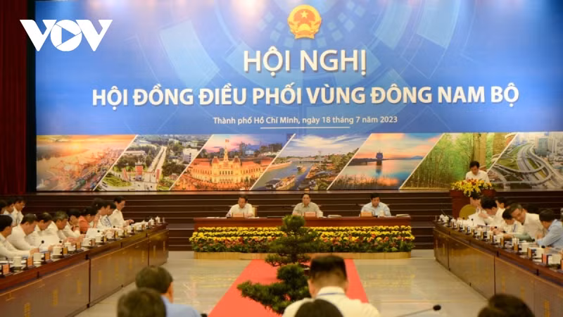 Conférence de lancement des activités du Conseil de coordination de la région du Nam Bô oriental (Sud-Est). Photo : VOV.