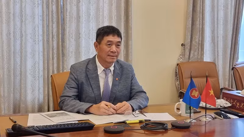 L’ambassadeur Nguyên Hai Bang, représentant permanent du Vietnam auprès de l’ASEAN. Photo : baoquocte.vn
