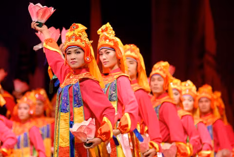 Le "nha nhac", l'un des patrimoines culturels immatériels de l’humanité du Vietnam. Photo : VGP.