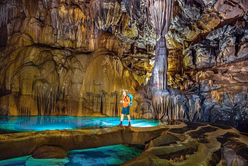 La cave Hung Thoong dans le parc national Phong Nha - Ke Bang, province de Quang Binh (Centre). Photo ,: VNA/CVN.