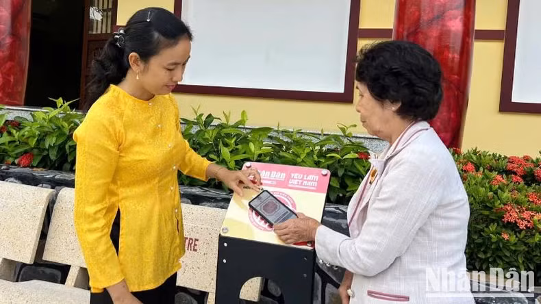Le Journal Nhân Dân déploie le projet "J'aime tellement le Vietnam" à Bên Tre