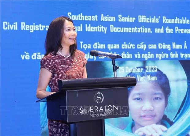 La coordonnatrice résidente des Nations Unies au Vietnam, Pauline Tamesis. Photo : VNA.