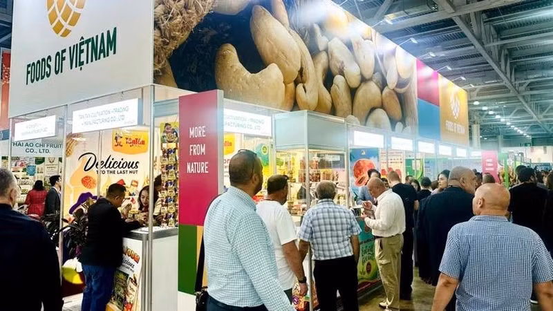 De nombreux produits d'exportation vietnamiens sont présents dans le système du groupe Nafood en Russie. Photo: Vietrade