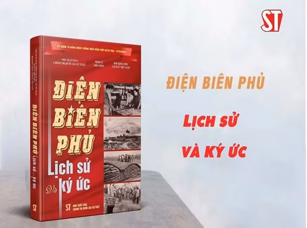 La couverture du livre "Diên Biên Phu - Histoire et mémoire". Photo : VNA.