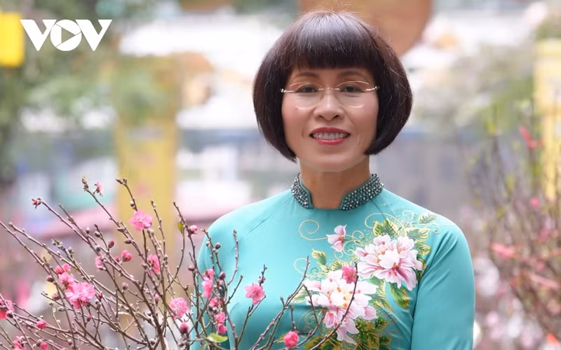 La présidente du Forum des femmes vietnamiennes en Europe, Phan Bich Thien. Photo : VOV.