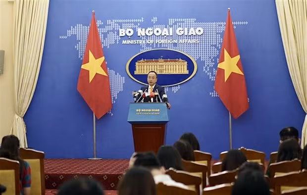Le porte-parole adjoint du ministère des Affaires étrangères, Doàn Khac Viêt. Photo : VNA.