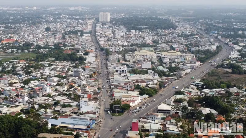 Un coin du district de Long Thành. Photo : NDEL.
