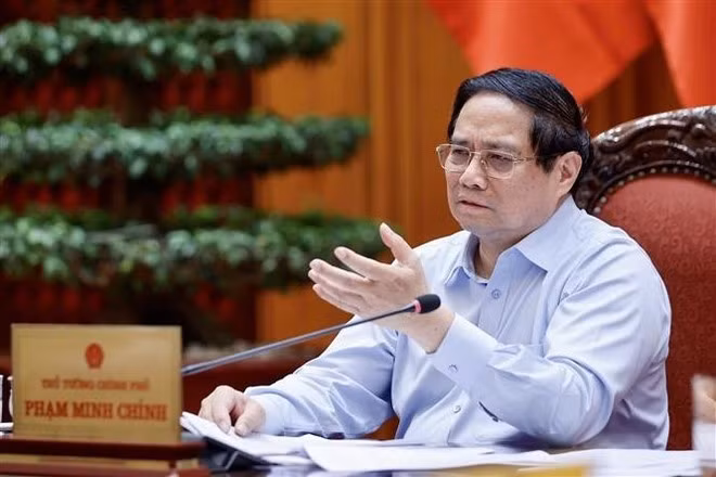 Le Premier ministre Pham Minh Chinh. Photo : VNA.